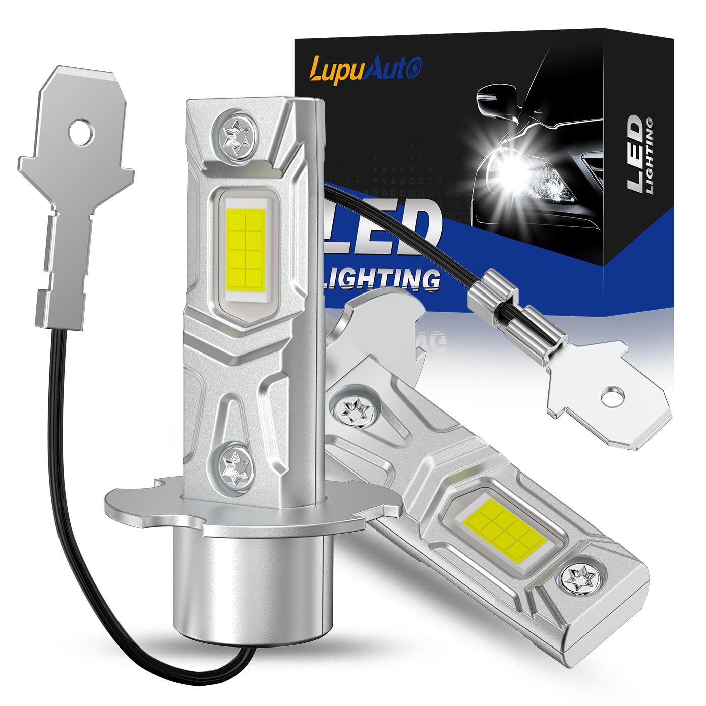 Amazon | H3 LEDバルブ H3ヘッドライトバルブ 車検対応 H3 LED 高輝度